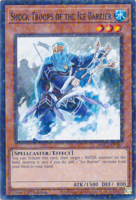 Shock Troops of the Ice Barrier (Duel Terminal) [HAC1-EN037] Common | Cracking-Singles