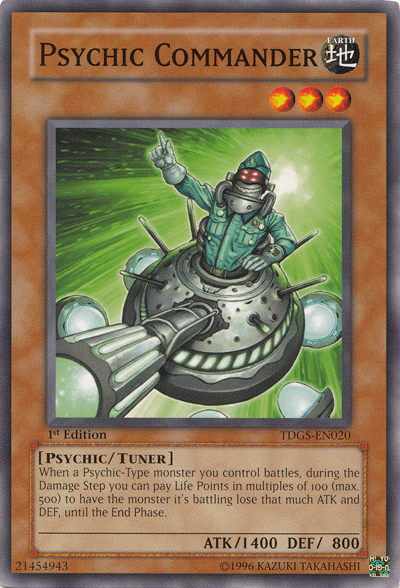 Psychic Commander [TDGS-EN020] Common | Cracking-Singles