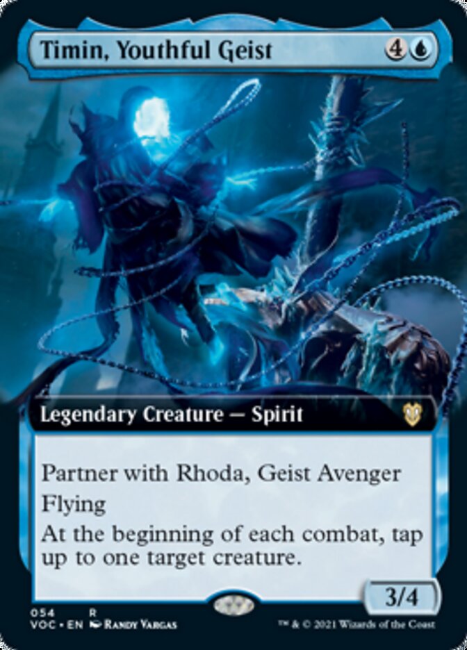 Timin, Youthful Geist (Extended) [Innistrad: Crimson Vow Commander] | Cracking-Singles
