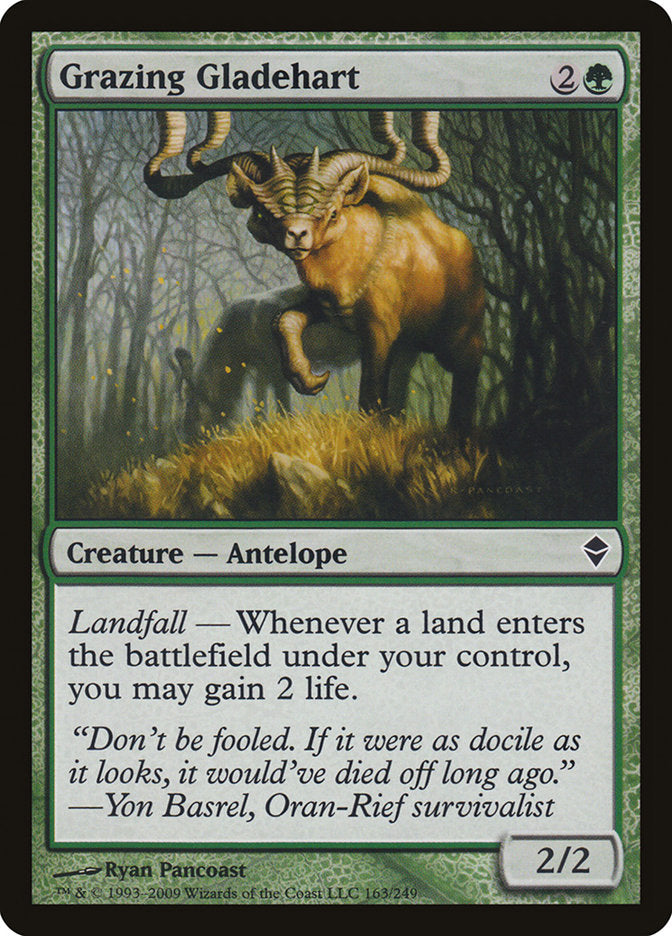 Grazing Gladehart [Zendikar] | Cracking-Singles