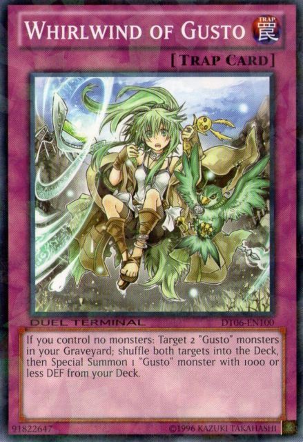 Whirlwind of Gusto [DT06-EN100] Common | Cracking-Singles