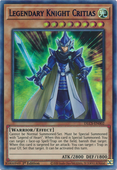 Legendary Knight Critias (Purple) [DLCS-EN002] Ultra Rare | Cracking-Singles