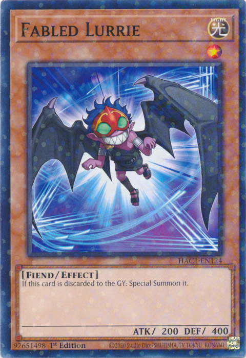 Fabled Lurrie (Duel Terminal) [HAC1-EN124] Common | Cracking-Singles