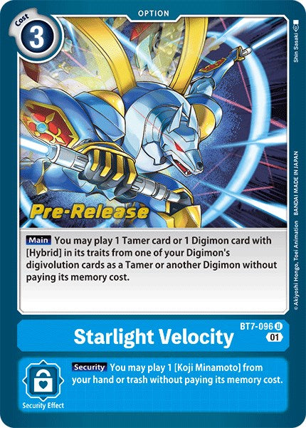 Starlight Velocity [BT7-096] [Next Adventure Pre-Release Cards] | Cracking-Singles