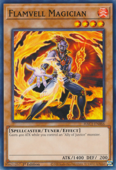 Flamvell Magician [HAC1-EN066] Common | Cracking-Singles