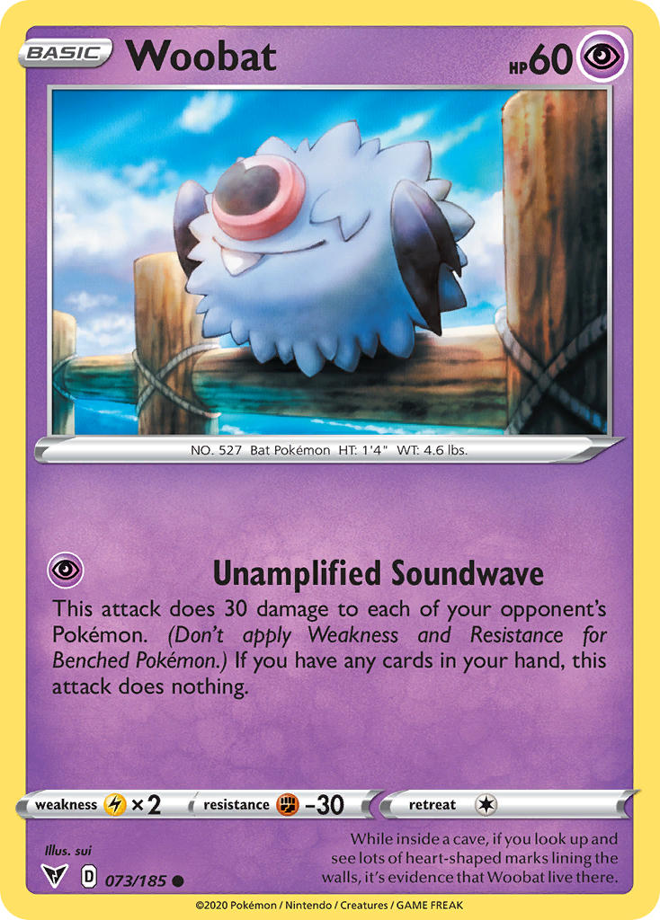 Woobat (073/185) [Sword & Shield: Vivid Voltage] | Cracking-Singles