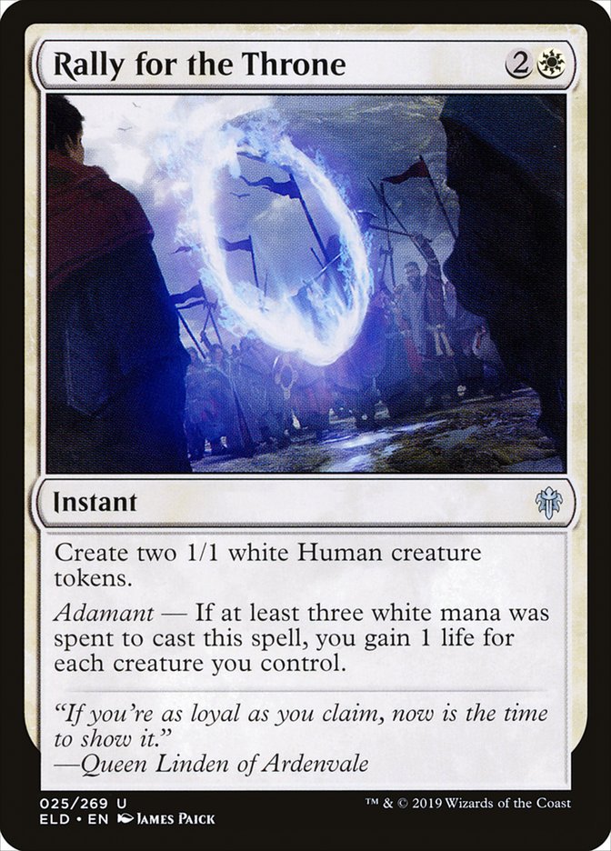 Rally for the Throne [Throne of Eldraine] | Cracking-Singles
