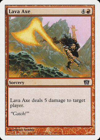 Lava Axe [Eighth Edition] | Cracking-Singles