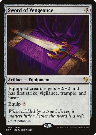 Sword of Vengeance [Commander 2017] | Cracking-Singles