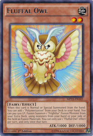 Fluffal Owl [MP15-EN141] Rare | Cracking-Singles