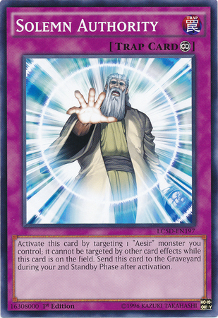Solemn Authority [LC5D-EN197] Common | Cracking-Singles