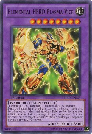 Elemental HERO Plasma Vice [LCGX-EN066] Common | Cracking-Singles