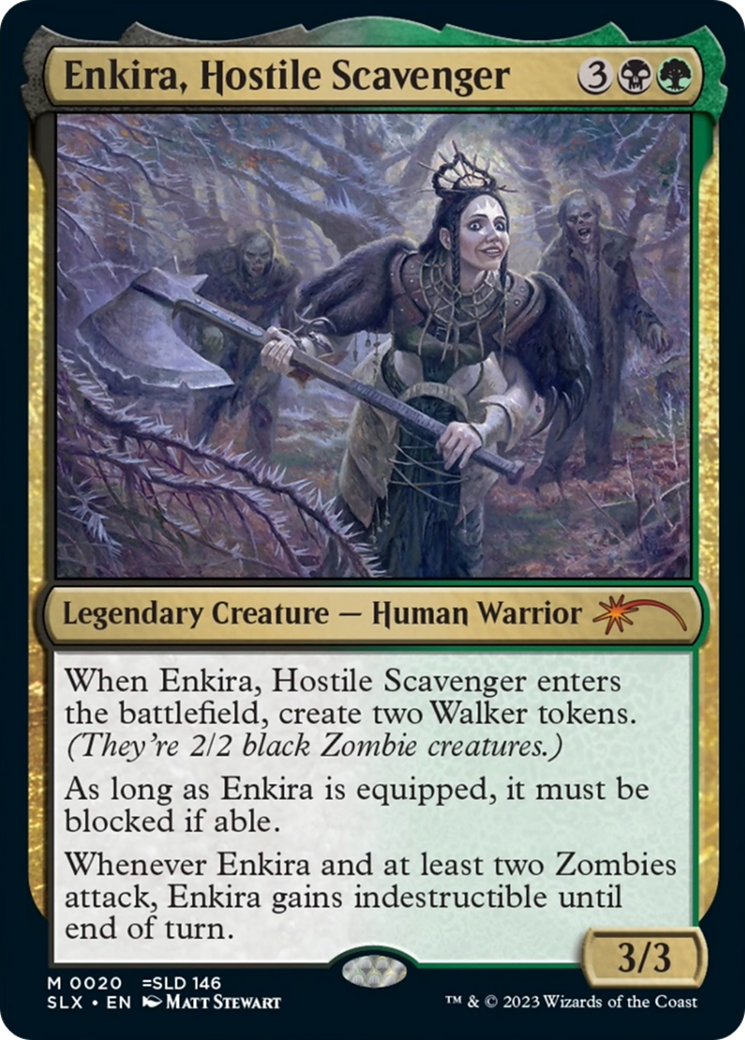Enkira, Hostile Scavenger [Secret Lair: Universes Within] | Cracking-Singles
