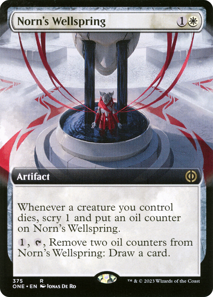 Norn's Wellspring (Extended Art) [Phyrexia: All Will Be One] | Cracking-Singles