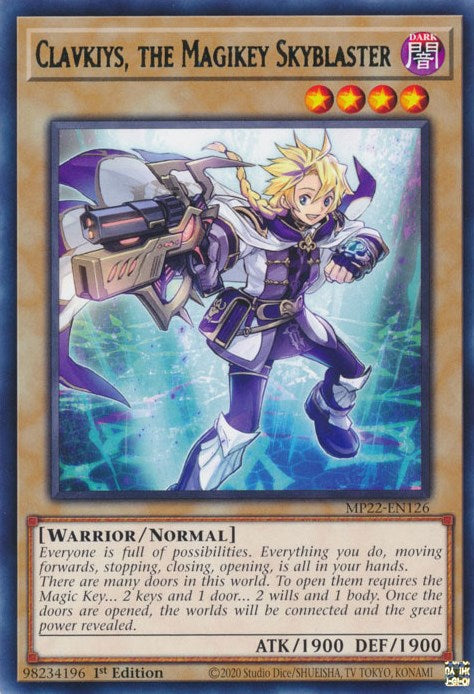 Clavkiys, the Magikey Skyblaster [MP22-EN126] Rare | Cracking-Singles