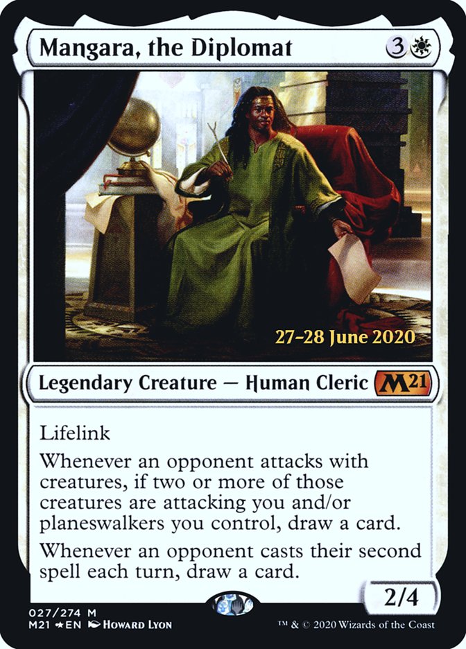 Mangara, the Diplomat  [Core Set 2021 Prerelease Promos] | Cracking-Singles