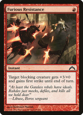 Furious Resistance [Gatecrash] | Cracking-Singles