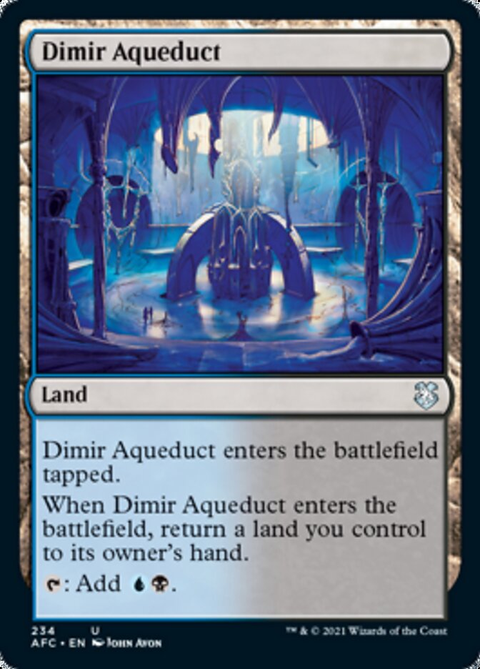 Dimir Aqueduct [Dungeons & Dragons: Adventures in the Forgotten Realms Commander] | Cracking-Singles