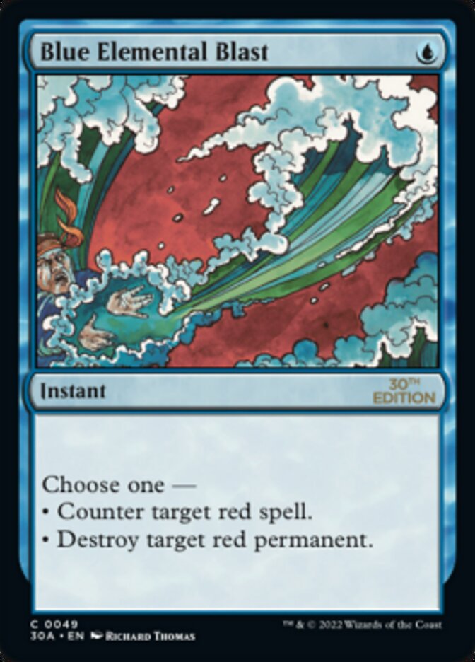 Blue Elemental Blast [30th Anniversary Edition] | Cracking-Singles