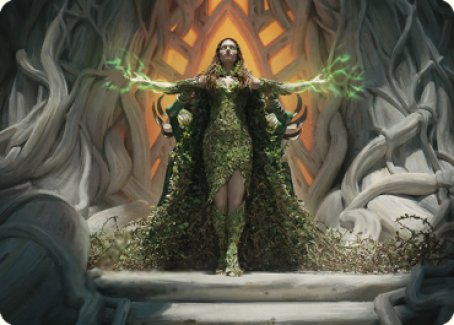 Titania, Voice of Gaea Art Card [The Brothers' War Art Series] | Cracking-Singles