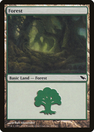 Forest (299) [Shadowmoor] | Cracking-Singles