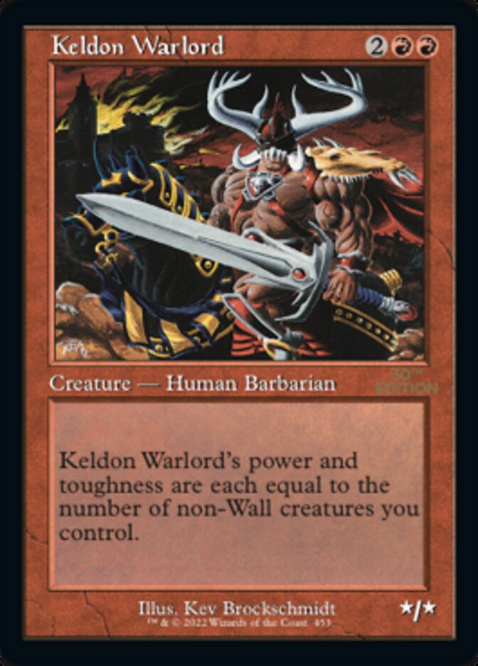 Keldon Warlord (Retro) [30th Anniversary Edition] | Cracking-Singles