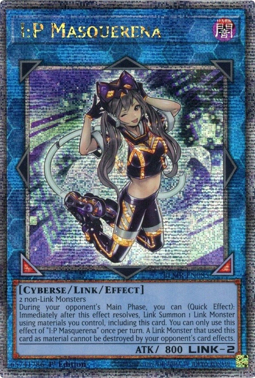 I:P Masquerena [BLMR-EN085] Quarter Century Secret Rare | Cracking-Singles