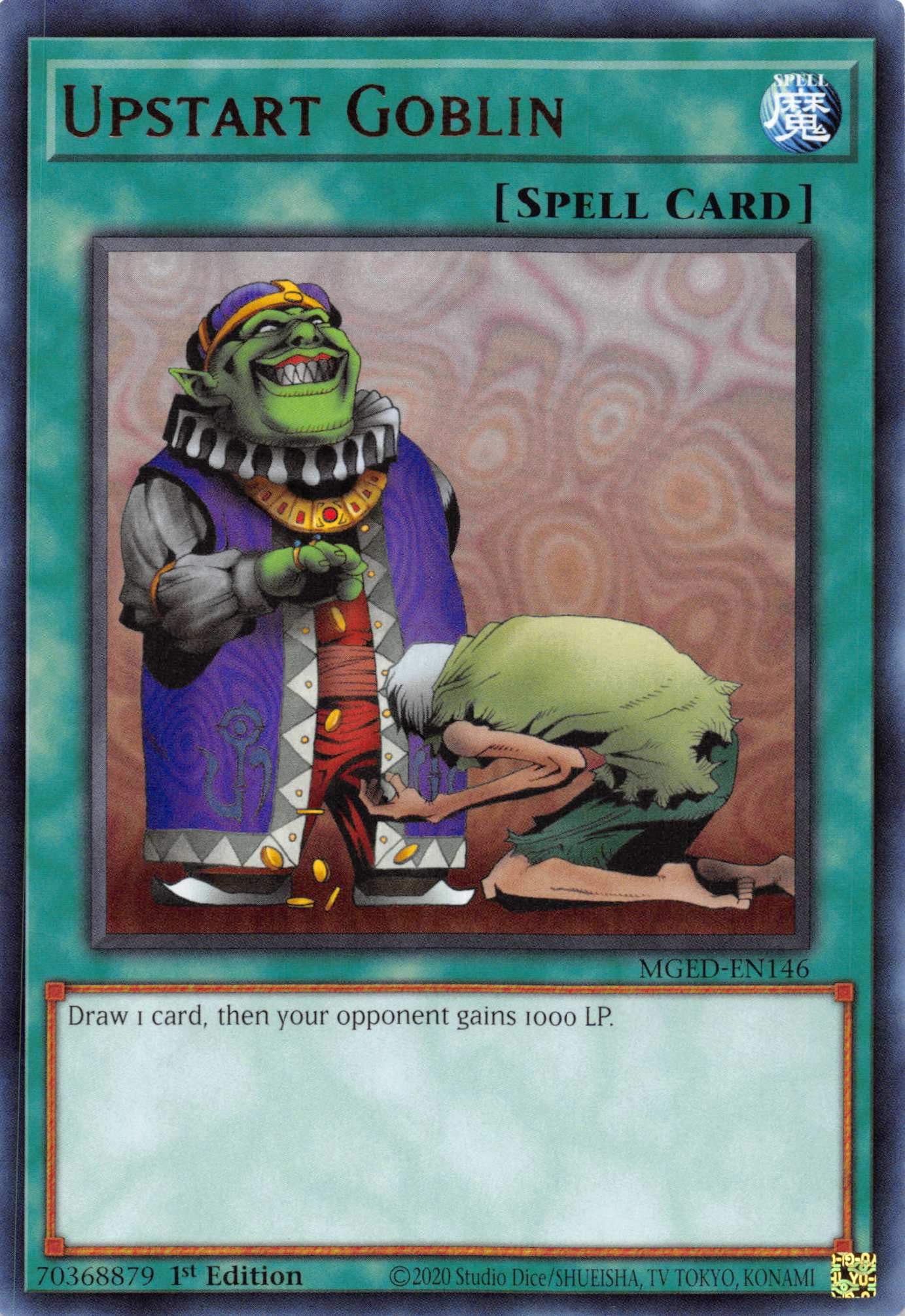 Upstart Goblin [MGED-EN146] Rare | Cracking-Singles