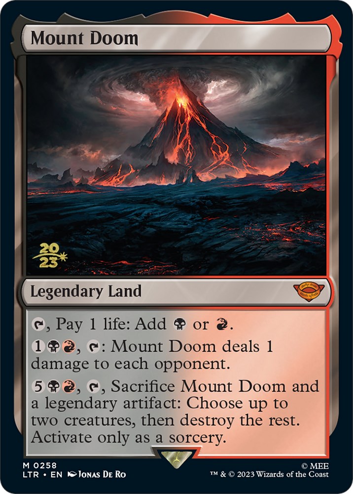 Mount Doom [The Lord of the Rings: Tales of Middle-Earth Prerelease Promos] | Cracking-Singles