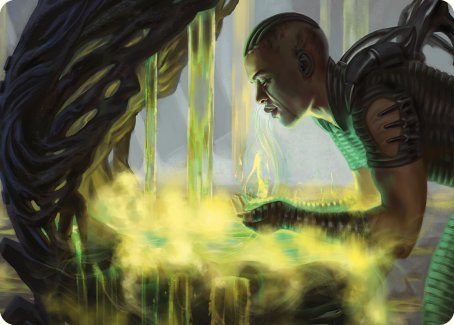 Necrogen Communion Art Card [Phyrexia: All Will Be One Art Series] | Cracking-Singles