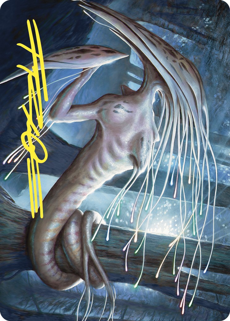 Manaweft Sliver Art Card (Gold-Stamped Signature) [Commander Masters Art Series] | Cracking-Singles