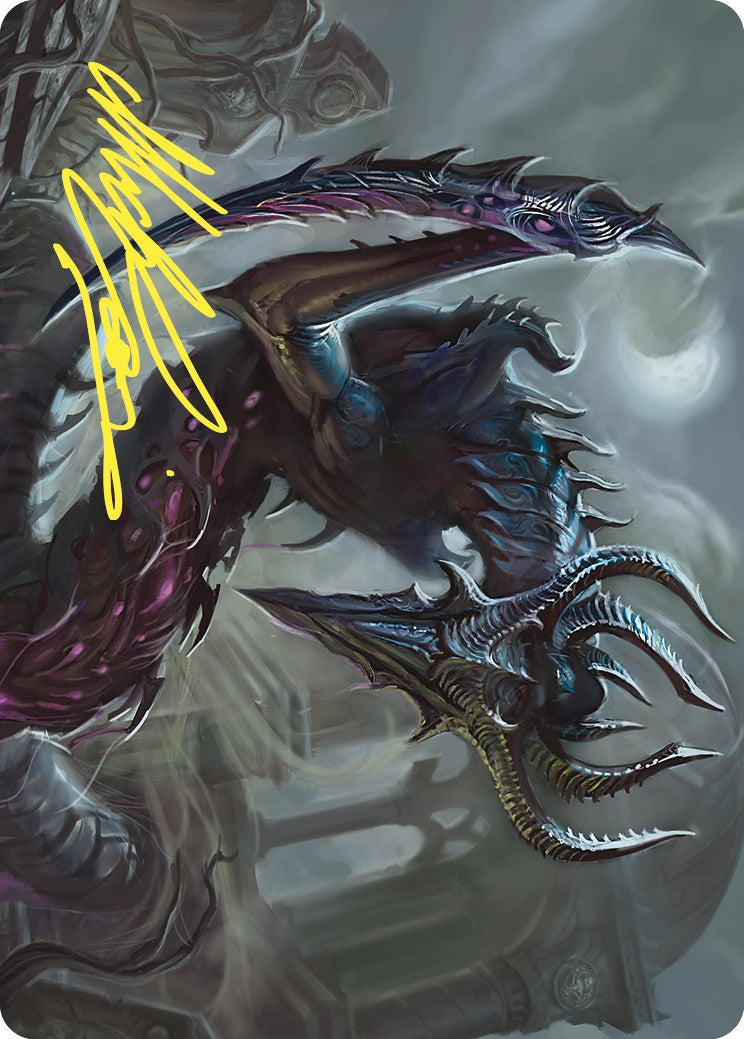 Crypt Sliver Art Card (Gold-Stamped Signature) [Commander Masters Art Series] | Cracking-Singles