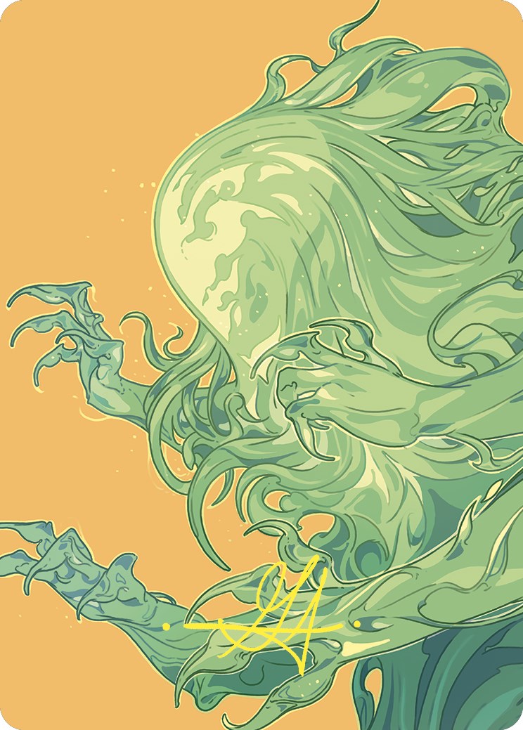 Omnath, Locus of Mana Art Card (Gold-Stamped Signature) [Commander Masters Art Series] | Cracking-Singles