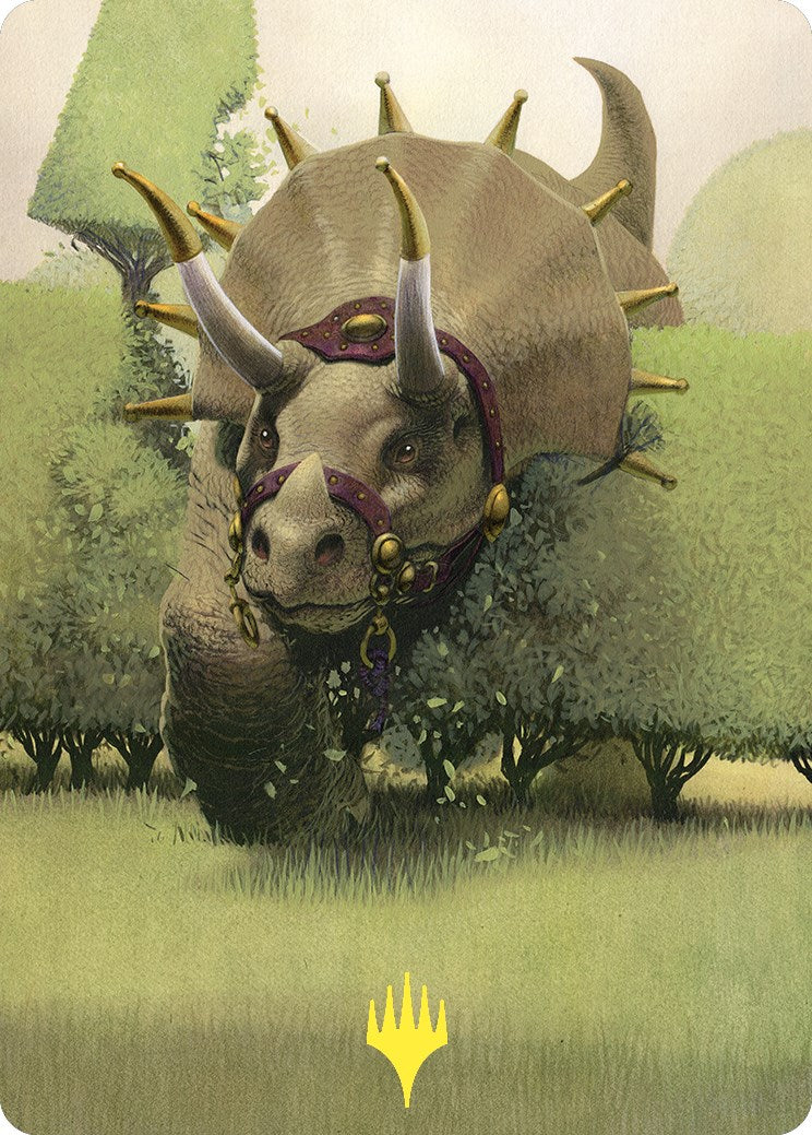 Regal Behemoth Art Card (Gold-Stamped) [Commander Masters Art Series] | Cracking-Singles