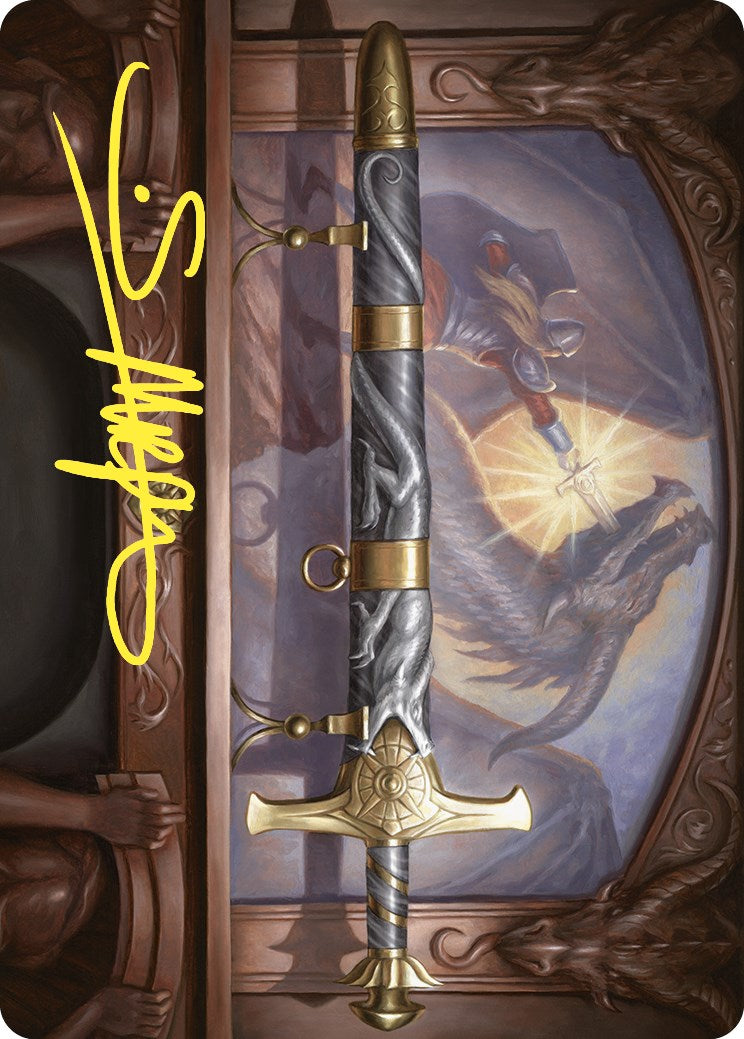 Ancestral Blade Art Card (Gold-Stamped Signature) [Commander Masters Art Series] | Cracking-Singles