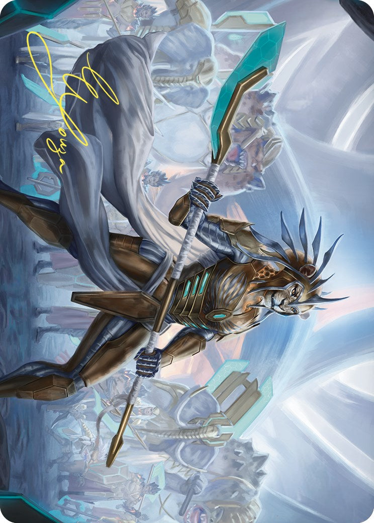 Kemba, Kha Regent Art Card (Gold-Stamped Signature) [Commander Masters Art Series] | Cracking-Singles