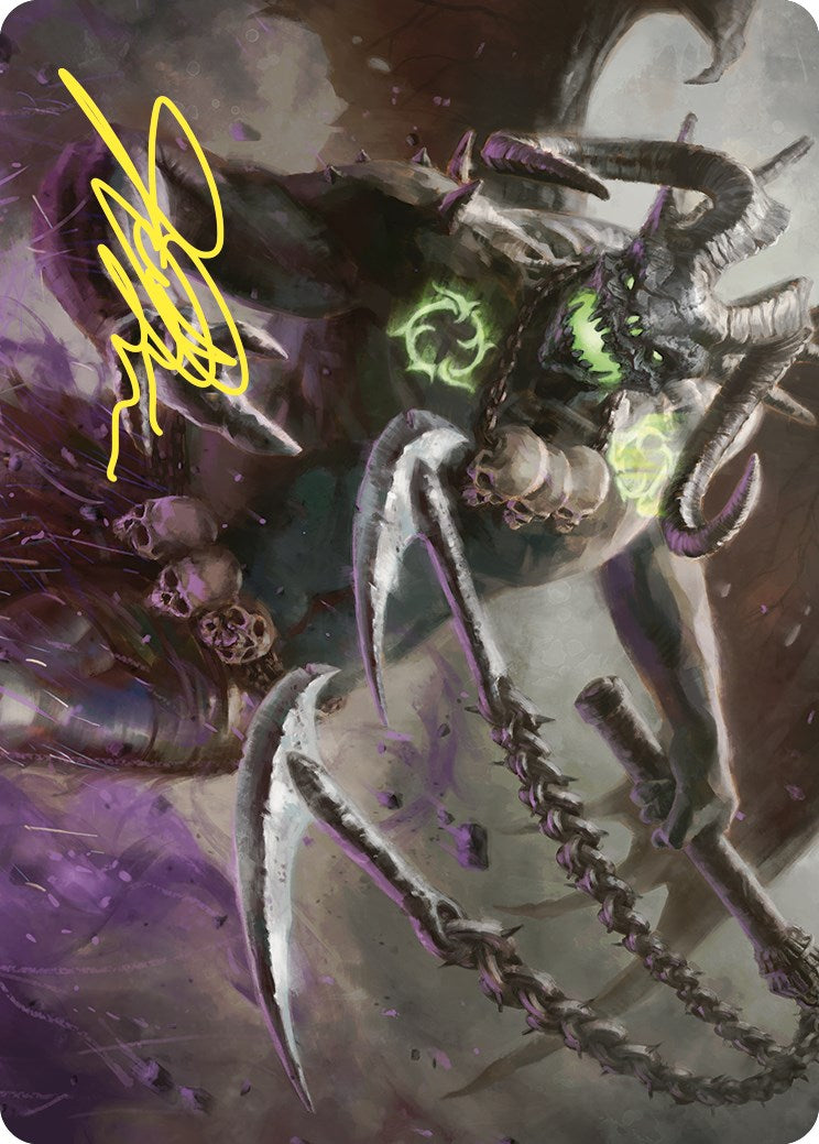 Archfiend of Despair Art Card (Gold-Stamped Signature) [Commander Masters Art Series] | Cracking-Singles