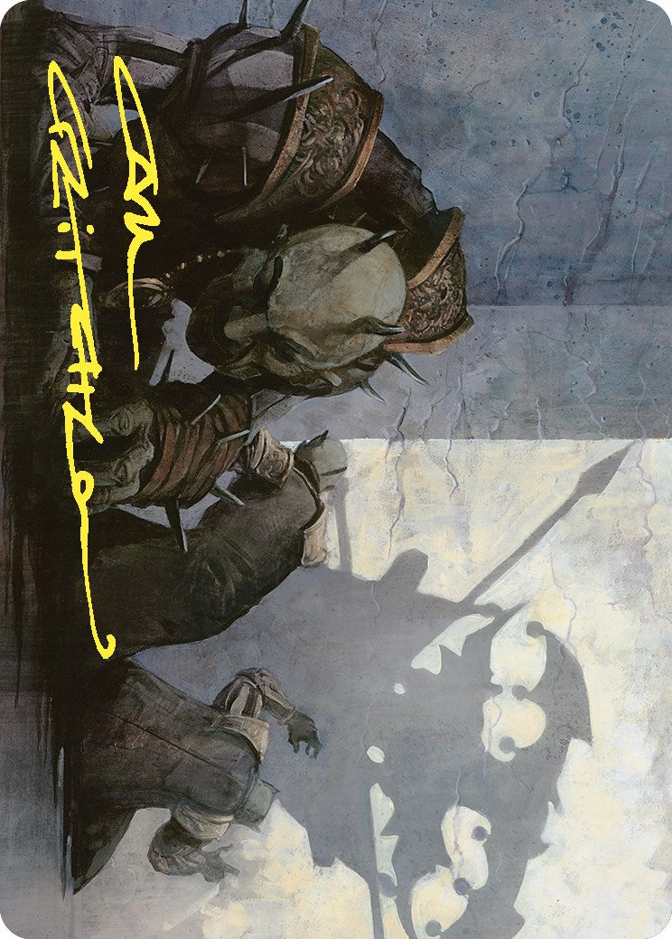 Decree of Pain Art Card (Gold-Stamped Signature) [Commander Masters Art Series] | Cracking-Singles