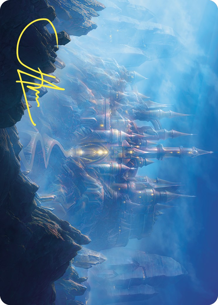 Opal Palace Art Card (Gold-Stamped Signature) [Commander Masters Art Series] | Cracking-Singles