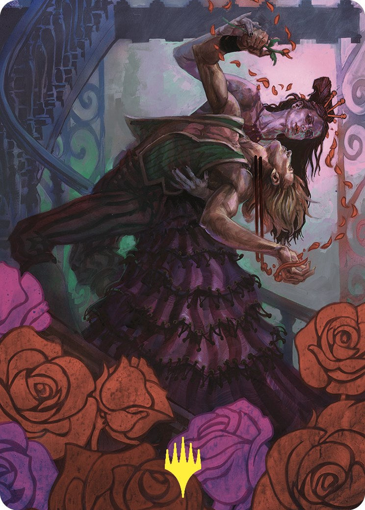 Exsanguinate Art Card (2) (Gold-Stamped) [Commander Masters Art Series] | Cracking-Singles