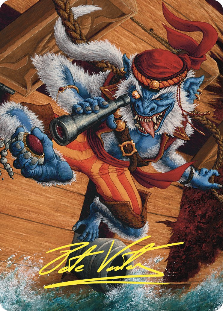 Treasure Nabber Art Card (Gold-Stamped Signature) [Commander Masters Art Series] | Cracking-Singles