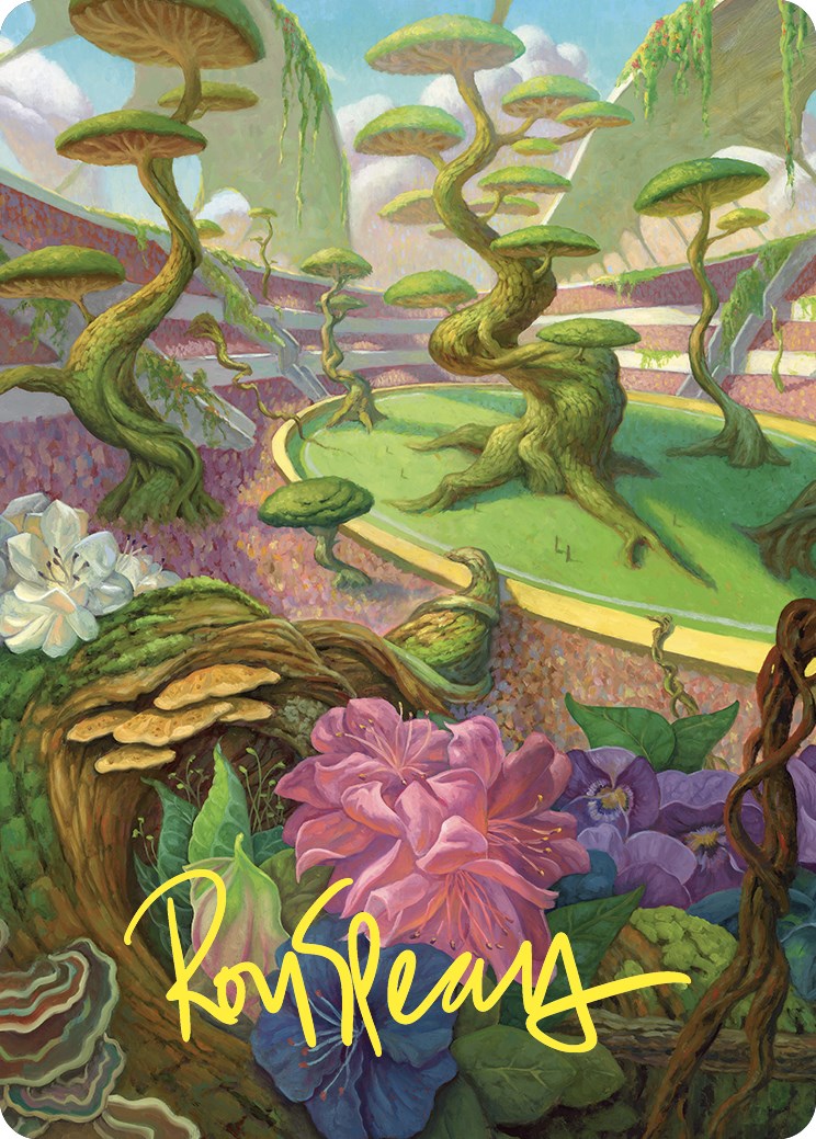 Undergrowth Stadium Art Card (Gold-Stamped Signature) [Commander Masters Art Series] | Cracking-Singles