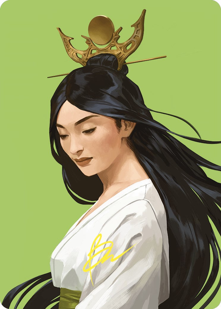 Azusa, Lost but Seeking Art Card (Gold-Stamped Signature) [Commander Masters Art Series] | Cracking-Singles