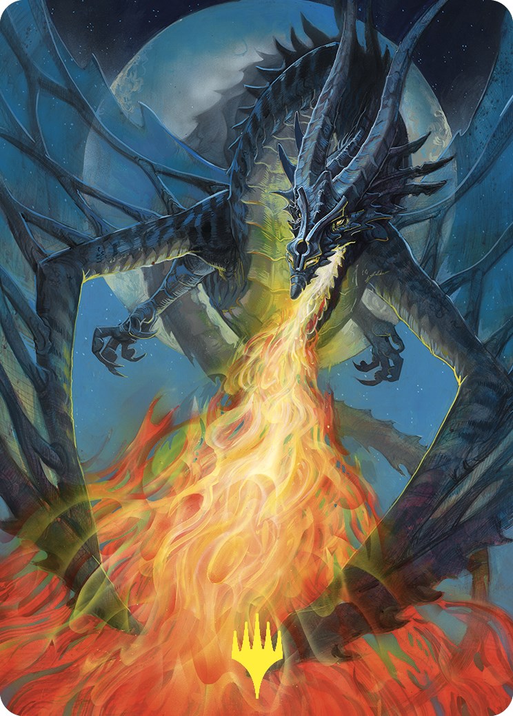 Balefire Dragon Art Card (Gold-Stamped) [Commander Masters Art Series] | Cracking-Singles