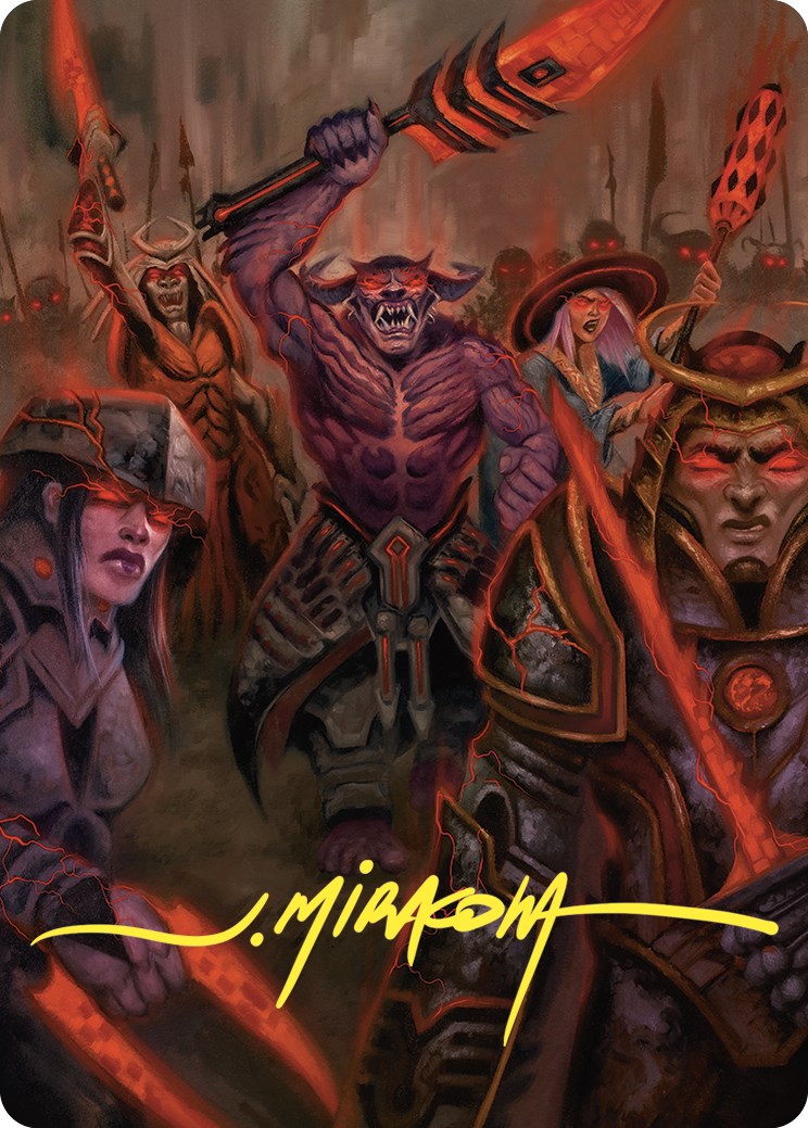 Insurrection Art Card (Gold-Stamped Signature) [Commander Masters Art Series] | Cracking-Singles
