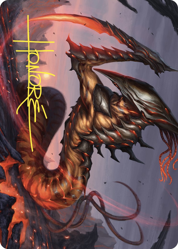 Blade Sliver Art Card (Gold-Stamped Signature) [Commander Masters Art Series] | Cracking-Singles