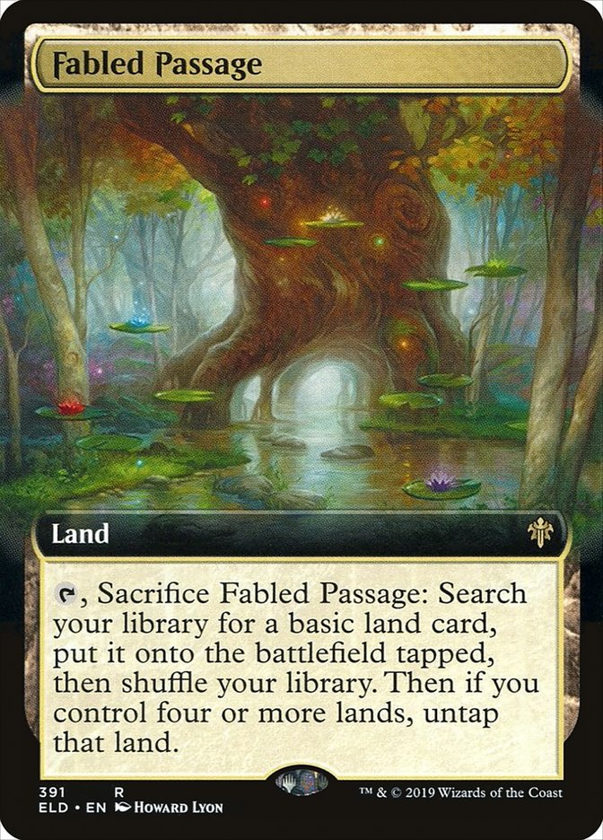 Fabled Passage (Extended Art) [Throne of Eldraine] | Cracking-Singles