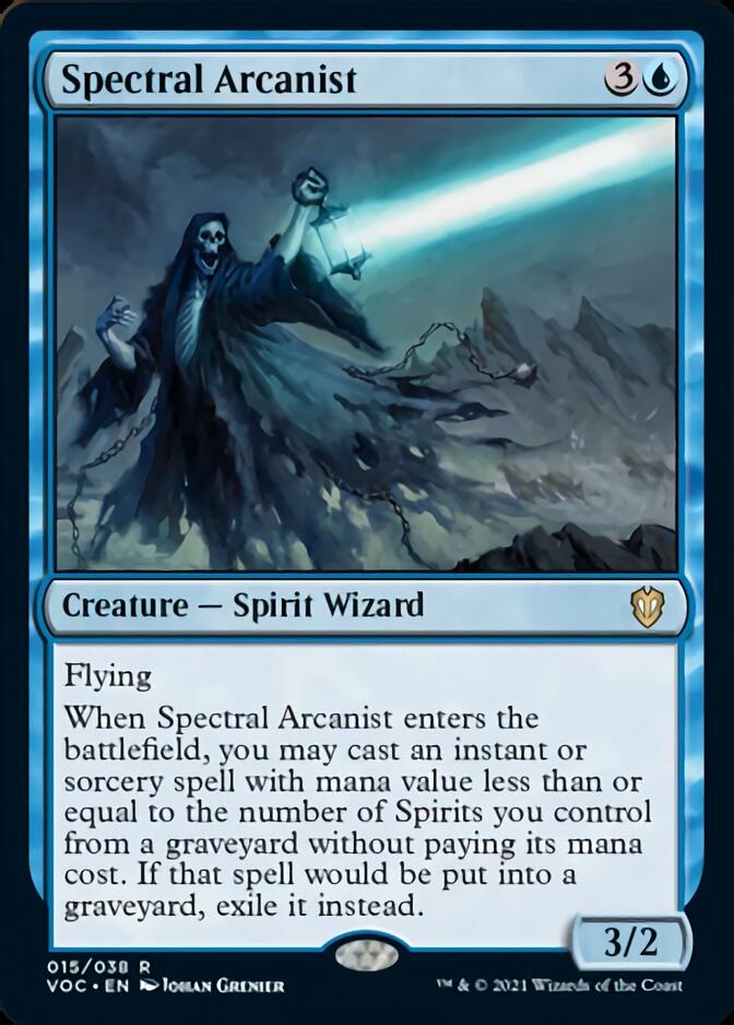 Spectral Arcanist [Innistrad: Crimson Vow Commander] | Cracking-Singles