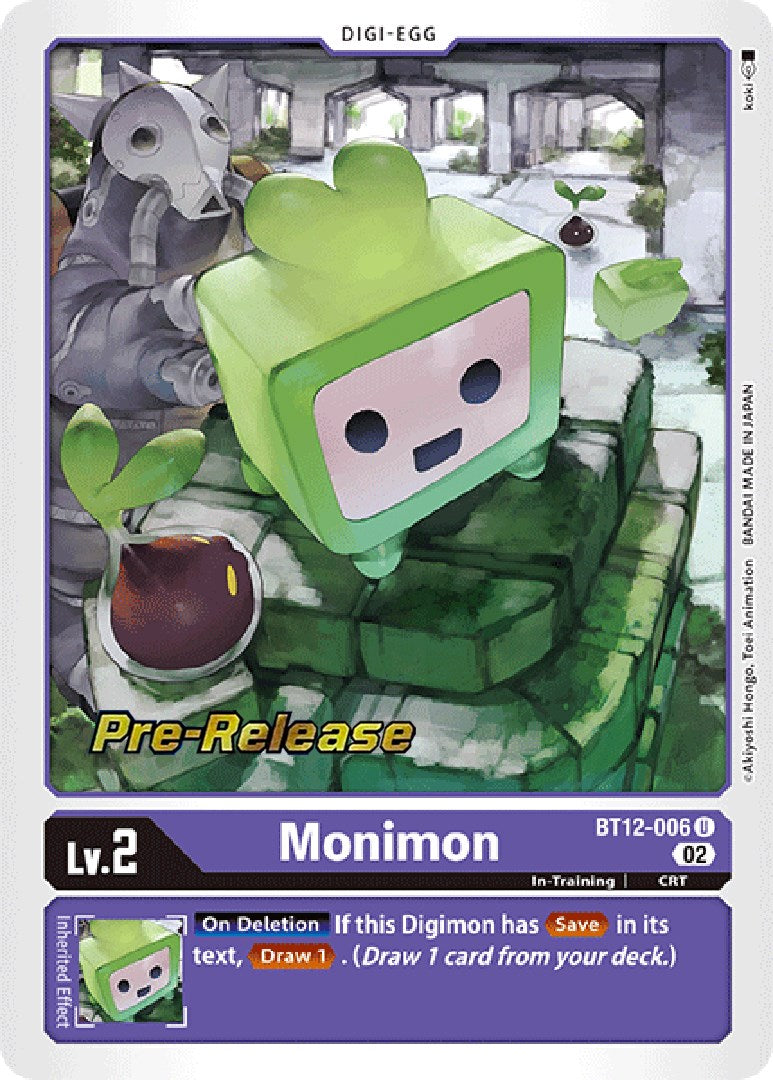 Monimon [BT12-006] [Across Time Pre-Release Cards] | Cracking-Singles