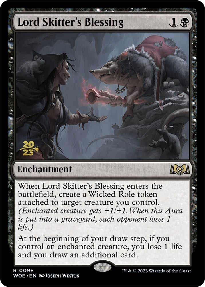 Lord Skitter's Blessing [Wilds of Eldraine Prerelease Promos] | Cracking-Singles